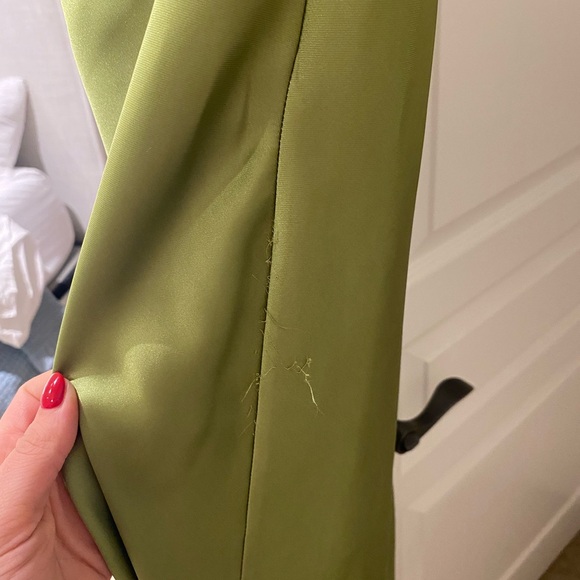 Zara SATIN DRESS WITH SPAGHETTI STRAPS - Picture 5 of 7